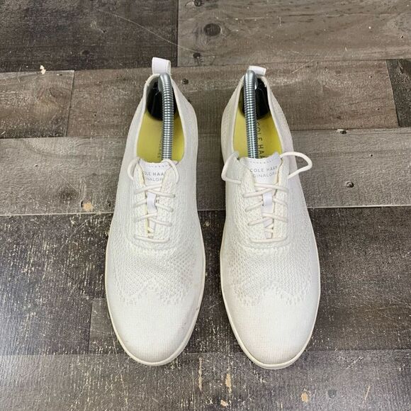 Cole Haan Womens 8.5 B Original Grand OS Stitchlite White Oxfords - Picture 7 of 10